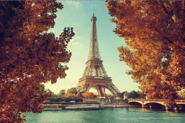 Eiffel Tower by the River