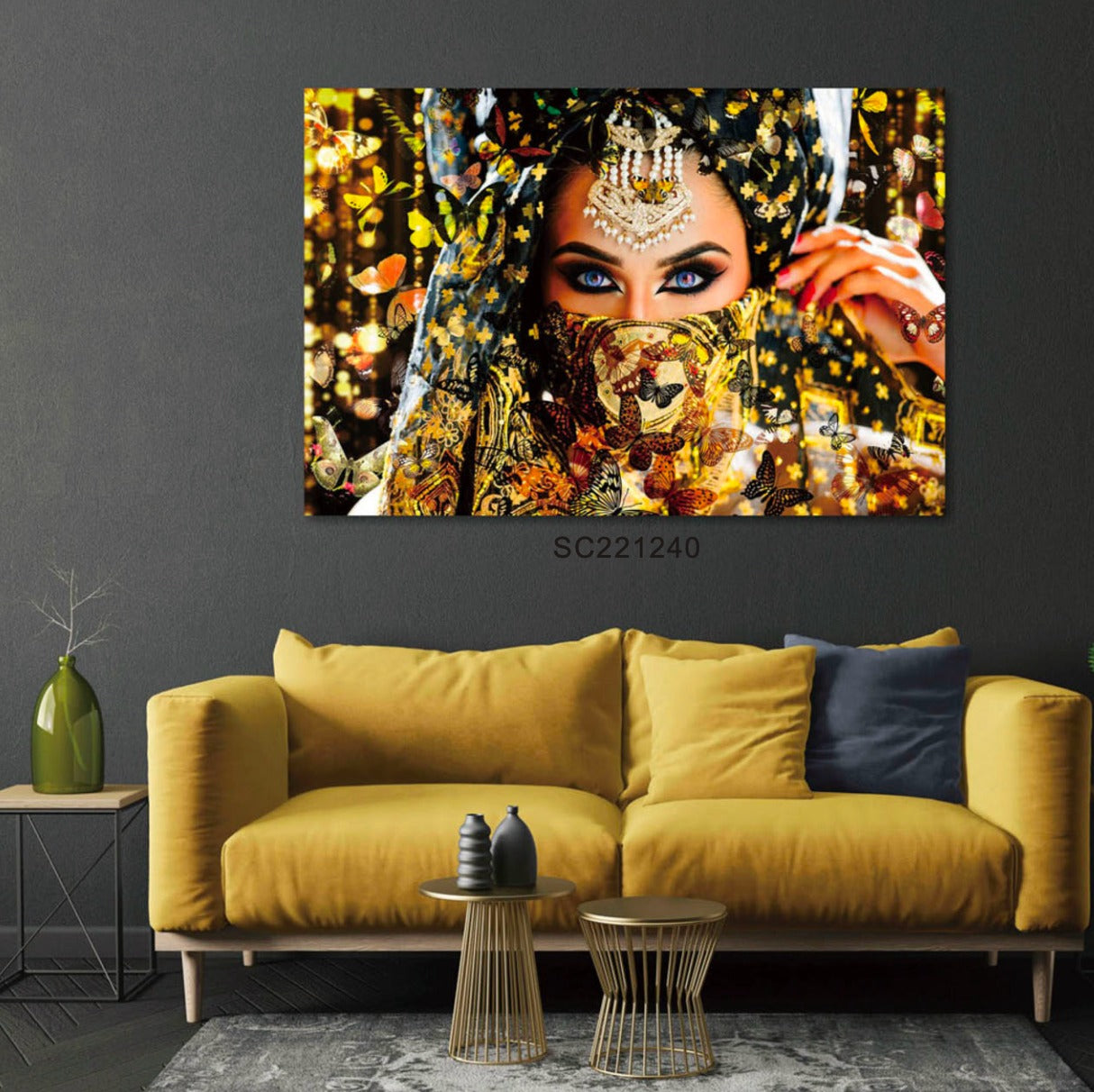 Enigmatic Golden Beauty
